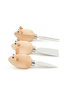 Mice Cheese Knives: set de cuchillos para queso (CHS08)