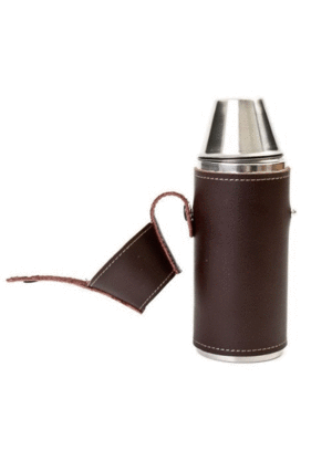 Leather Flask: licorera (BA58)