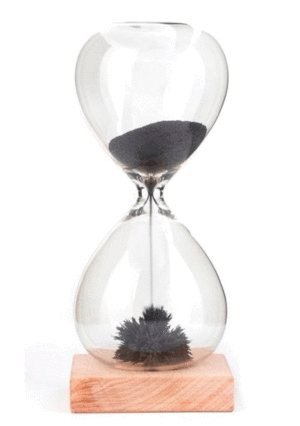 Magnetic Sand Hourglass: reloj de escritorio (ST05)