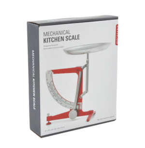 Red Mechanical Kitchen Scale: báscula de cocina (CU224)