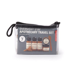 Overnight Stay Apothecary Travel Set:  set de 6 dispensadores para viaje (SH36)
