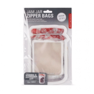 Jam Jar Zipper Medium Bag: bolsas para alimentos (CU174-M)