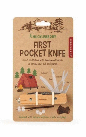 Huckleberry First Pocket Knife: navaja multiherramientas (HB06)