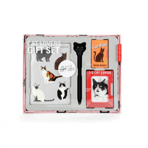 Cat Lovers Gift Set: kit para amantes de los gatos (KIT008)