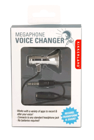Megaphone, Voice Changer: mini megáfono distorcionador de voz (US167)