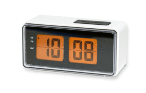 Digital Alarm Clock Red: reloj despertador (AC25-WH)