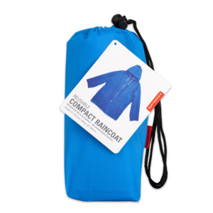 Travel Rain Coat: impermeable azul (PO04-BL)