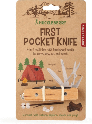 Huckleberry First Pocket Knife: navaja multiherramientas (HB06)