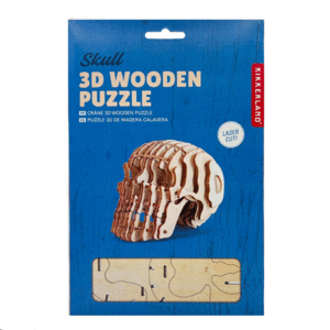 Skull, 3D Wooden Puzzle: rompecabezas  de madera (GG242)