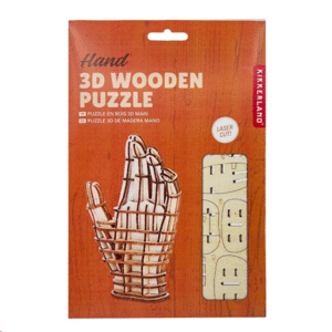 Hand, 3D Wooden Puzzle: rompecabezas de madera (GG242)