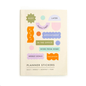 Planner Stickers: set de 800 adhesivos para planificador (INK14-F)