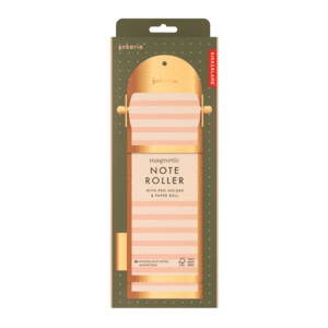 Inkerie, Magnetic Note Roller with Pen Holder & Paper Roll: dispensador mágnetico de notas (INK30)