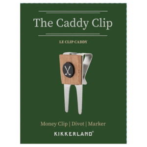 The Caddy Clip: sujetador de billetes y marcador de pelota de golf (CD711)