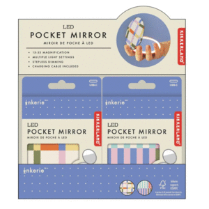 Inkerie, Led, Pocket Mirror: espejo de bolsillo con luz (varios modelos) (INK54-A)