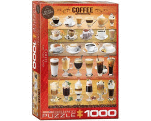 Coffee, Café, Kaffee: rompecabezas 1000 piezas