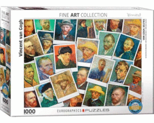 Van Gogh's Selfies: rompecabezas 1000 piezas