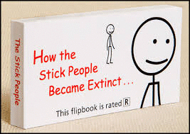 How the stick people became extinct: Flipbook