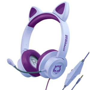 Hypergear, Kombat Kitty Gaming Headset, Purple: audífonos