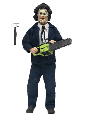 The Texas Chainsaw Massacre, Leatherface with Pretty Woman Mask, 8'' Clothed: figura coleccionable
