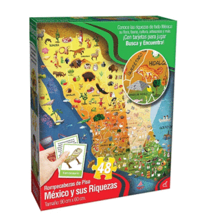 México y sus riquezas: rompecabezas 48 piezas