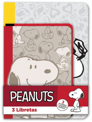 Peanuts: set de 3 libretas