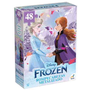 Frozen: rompecabezas metalizado 48 piezas