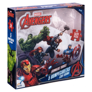 Avengers: rompecabezas con forma 24 piezas