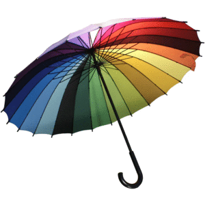 Color Wheel Umbrella: paraguas