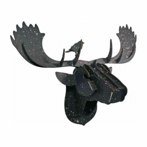 Puzzle Plaque Moose: rompecabezas 3D