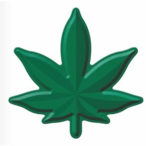 Marijuana Leaf: molde para pastel
