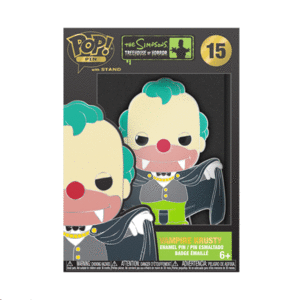 Simpsons, Treehouse Of Horror, Vampire Krusty, Funko Pop!: pin coleccionable