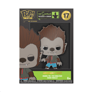 Simpsons, Treehouse Of Horror, Warewolf Bart, Funko Pop! Keychain: pin coleccionable
