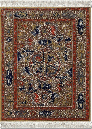 Dusty Gold Ancient Oriental MouseRug, The: mousepad (APC-1)