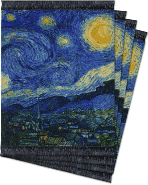 Starry Night, The, CoasterRug: portavasos (ASN-C)