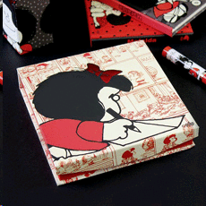 Mafalda: set de notas autoadheribles