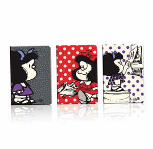 Mafalda: set de 3 mini libretas