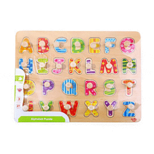 Alphabet, Chunky Puzzle: rompecabezas de madera