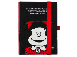 Mafalda, negro: libreta pasta dura
