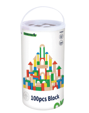 Blocks: 100 piezas de madera para apilar