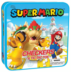 Super Mario, Checkers & Tic Tac Toe: juego de mesa