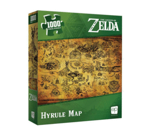 Legend of Zelda, The, Hyrule Map: rompecabezas 1000 piezas