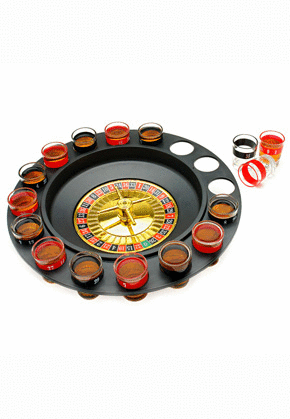 Shot Glass Drinking Roulette: ruleta tipo casino con vasos