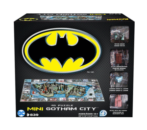 Batman, Gotham City Mini 4D: rompecabezas 839 pzas.