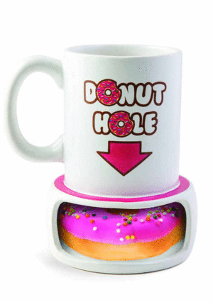 Donut Hole Mug: taza de cerámica