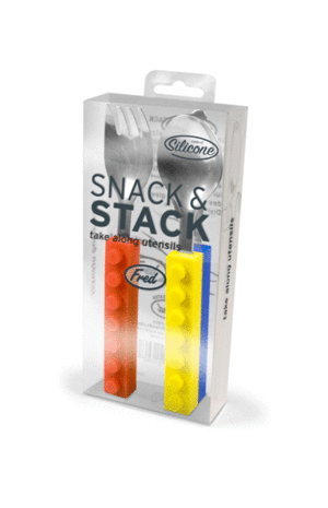Snack 'N Stack: juego de cubiertos para mesa, 3 piezas (FF-SNACK)