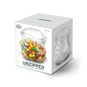 Unzipped: recipiente de caramelos