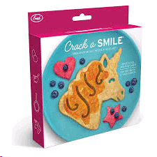 Crack A Smile, Unicorn: juego de molde y plato para desayuno