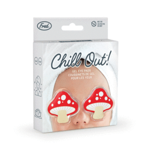 Chill Out, Mushrooms: almohadillas enfriadoras de gel para ojos