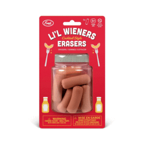 Li´l Wieners Erasers: set de 5 borradores