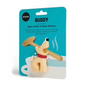 Buddy, Sandstone: portacuchara y liberador de vapor